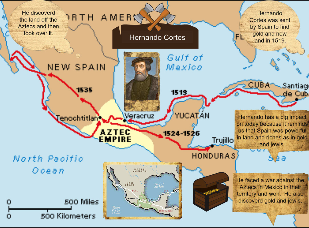 purpose of hernan cortes voyages